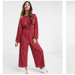Asos polka dot jumpsuit